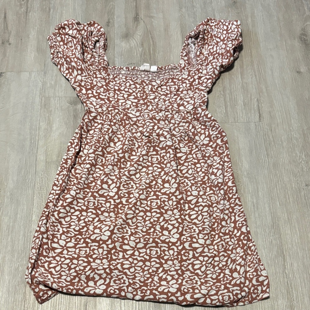 Roxy Women's Brown and White Casual Dress